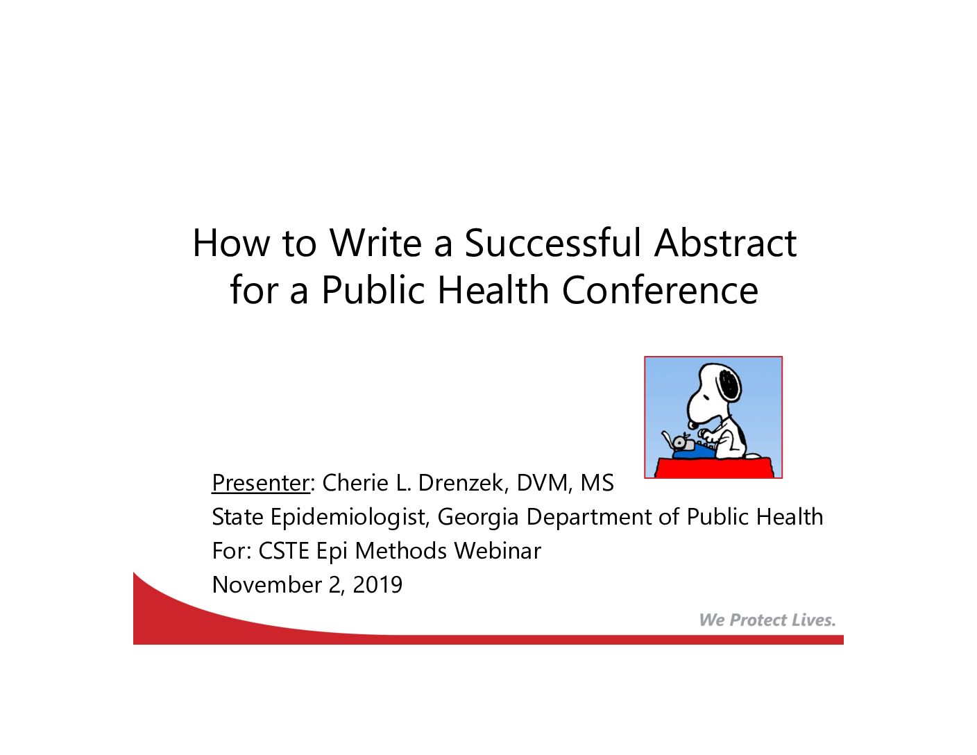 How to Write a Successful Abstract for a Public Health Conference PHERN