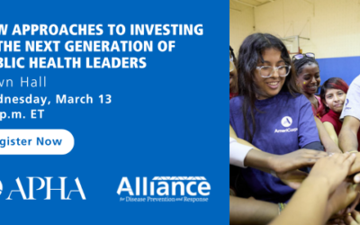 New Approaches to Investing in the Next Generation of Public Health Leaders Town Hall