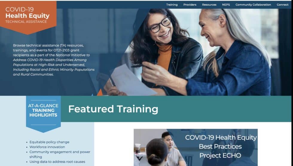 COVID-19 Health Equity Technical Assistance | PHERN