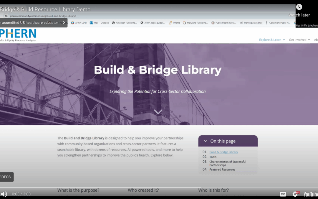 Bridge & Build Resource Library Demo