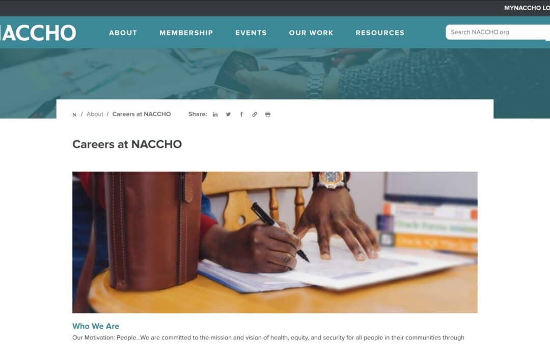Careers at NACCHO